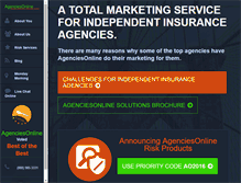 Tablet Screenshot of agenciesonline.biz